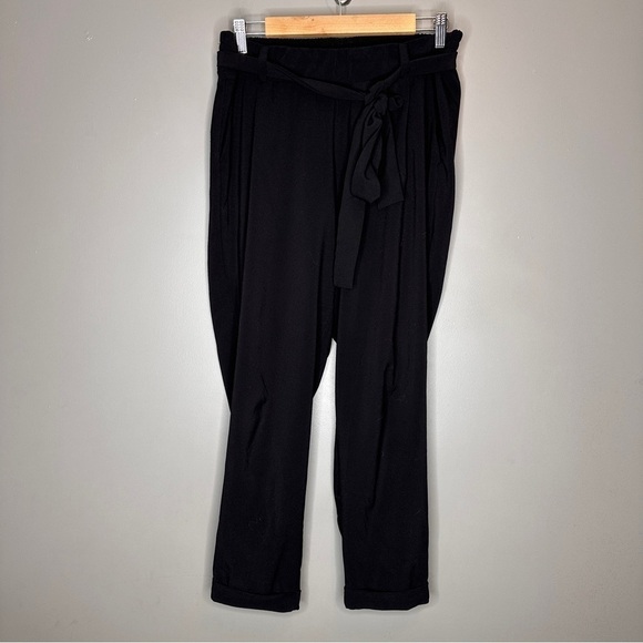 Torrid Studio by Torrid Pull-On Taper Stretch Crepe High-Rise Tie-Front Pant - Picture 3 of 9